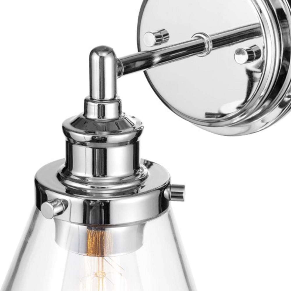 Globe Electric Parker 1-Light Chrome Wall Sconce - Case of: 1