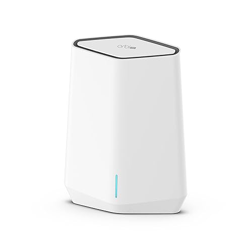 NETGEAR Orbi Pro WiFi 6 Tri-Band Mesh Add-on Satellite (SXS50) for Business or Home, Coverage up to 2,500 sq. ft, 75 Devices, AX5400 802.11AX (up