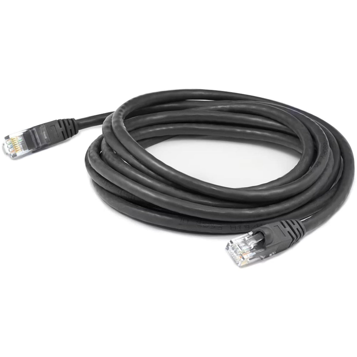 AddOn 6ft RJ-45 (Male) to RJ-45 (Male) Straight Black Cat6A UTP Copper PVC Patch Cable