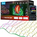 Govee Outdoor Net Lights, 2.8*4.7ft with RGBIC and DIY Functions, 240 LEDs Smart Net Lights with 64 Modes for Bush Patio Decor, Compatible with Alexa
