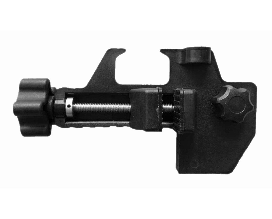 AdirPro Laser Detector Mounting Clamp for LD-8 & LDG-8 | Built-In Bubble Level | Adjustable Clamp Compatible with Prism Poles, Grade Rods & Tripods