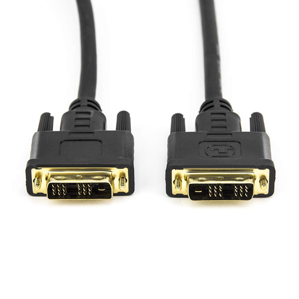 Rocstor Y10C186-B1 Premium 3 ft. DVI-D Single Link Cable - M/M - DVI Cable for use with Projectors, Video Devices, Monitors - 1m - 1 Pack - Male