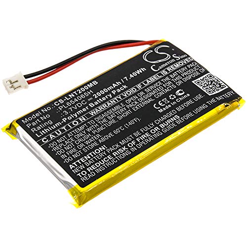 SHINEAR 2000mAh Battery Replacement for Luvion PL654065H Prestige Touch 2 (3.7V)