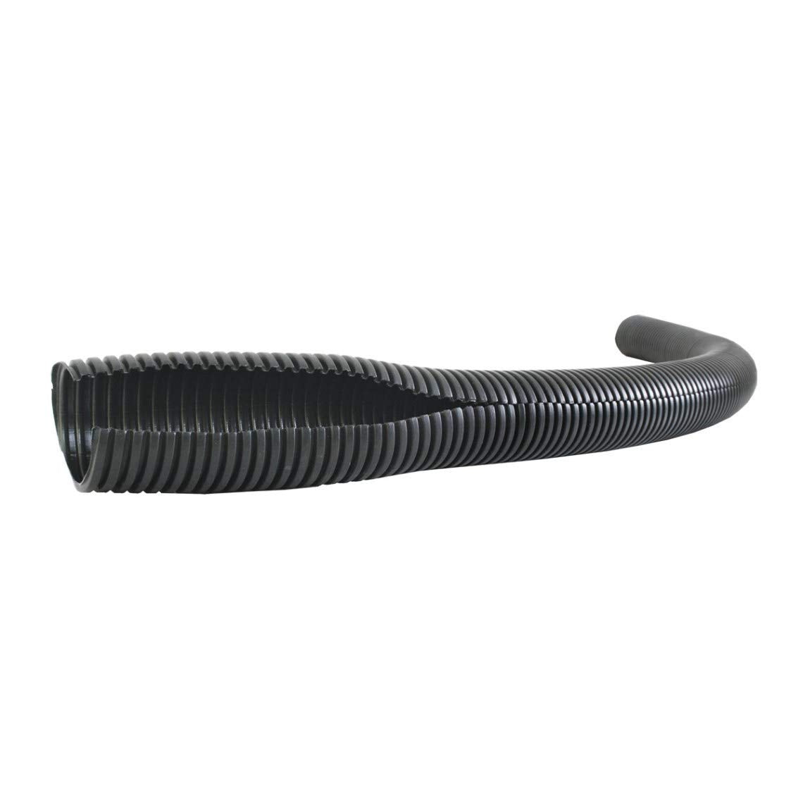 GG Grand General 85017 Roll 5/8 Inch ID Black Corrugated Split Loom, 10Ft/Bag
