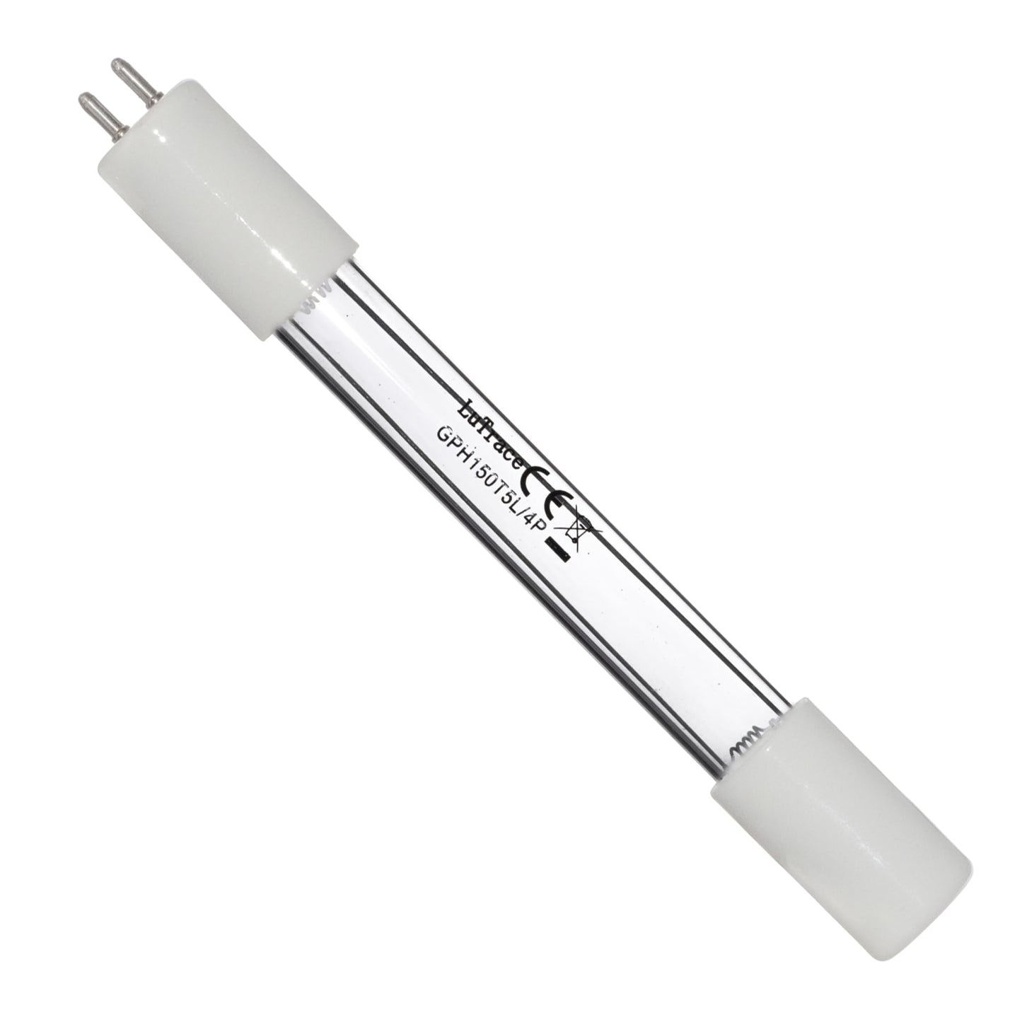 Lutrace GPH150T5L/4P GPH150T5L/4 Premium Long Life UV Lamp Bulb 4-pin Base 6"