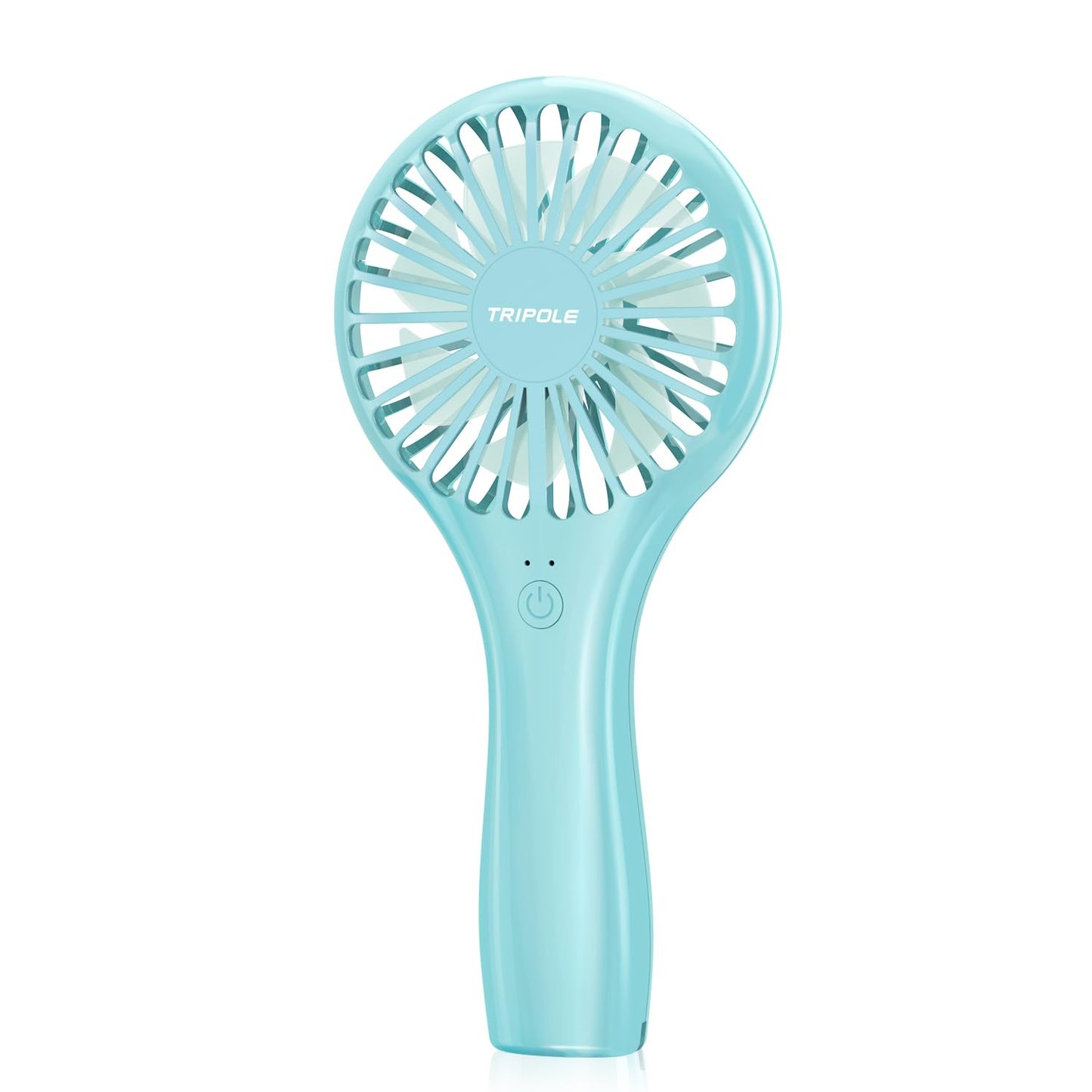 TriPole Portable Mini Handheld Fan, Rechargeable Small Personal Eyelash Fan