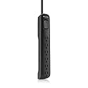 Belkin 6-Outlet AV Power Strip Surge Protector with 4-Foot Power Cord, 600 Joules, Black (BV106000-04-BLK)