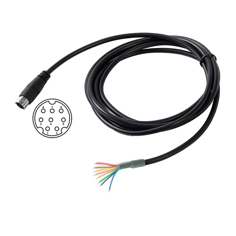 JuHXenWire Breakout Cable Yaesu CT-62 CAT 8 Pin Mini Din Male Programming Serial Adapter for Yaesu Data CAT Linear Tuner FT-897/897D FT-857/857D