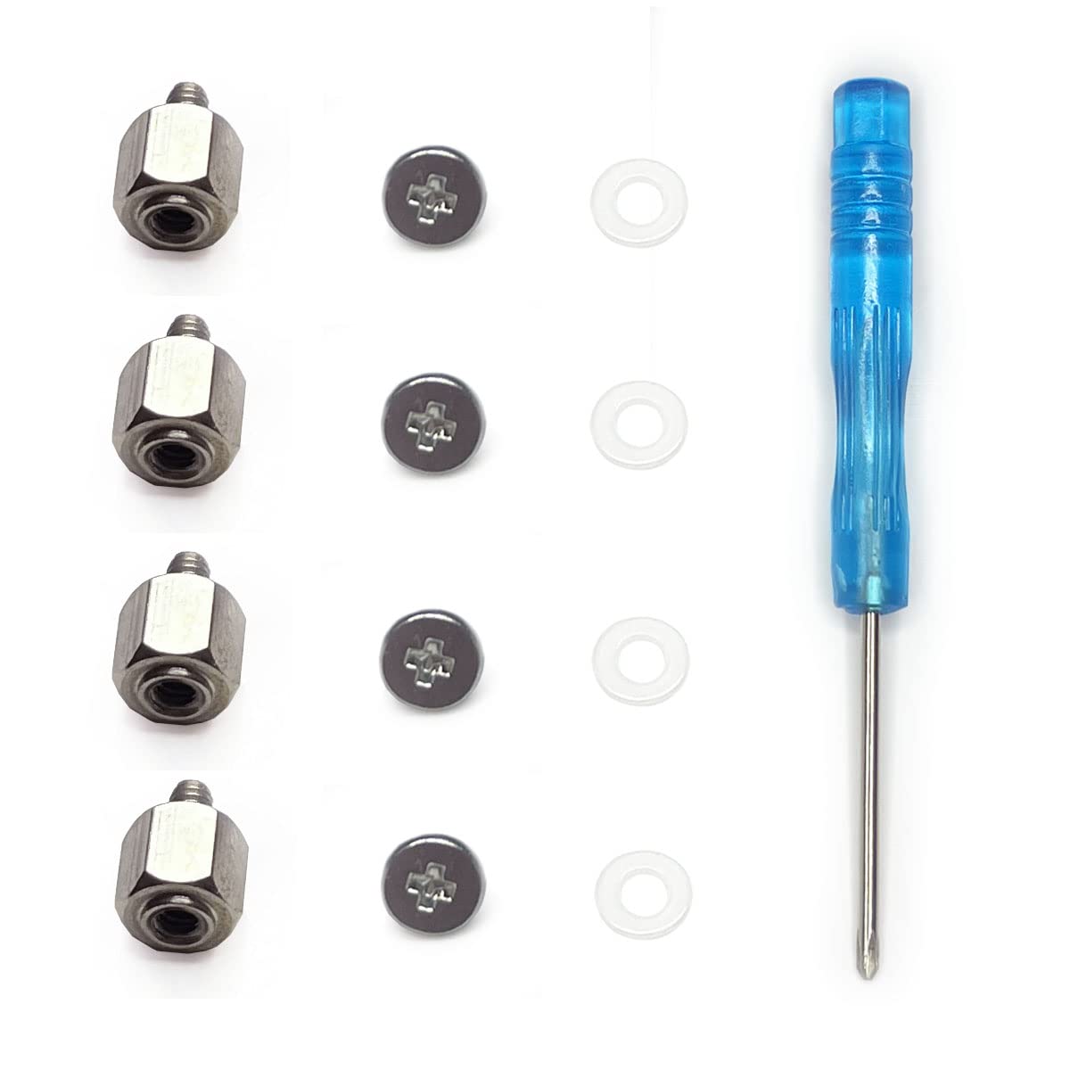 Awxlumv M.2 Screws Kit, NVMe Screw M.2 for Asus Screw M2 SSD Mounting Set Standoff + Screws with Screwdriver Compatible ASUS Motherboard Computer