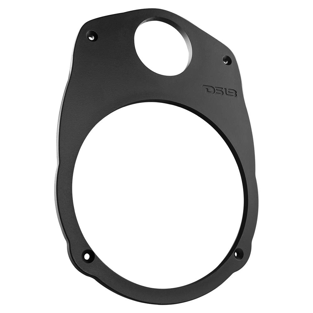 DS18 MP69 6x9 Speaker Adapter Plate | Converts Factory 6x9 Opening to 6.5 Inch Speaker + 1.38 Inch Tweeter | High Density ABS | No Cutting Required |