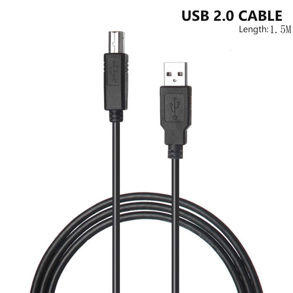 WEARE Explore Air 2 USB Cable USB 2.0 Cord Compatible for Midiplus X3 X4 X6 mini AK490,Arturia MiniLab MKII,Cricut Explore Air 2,Cricut Maker,Brother