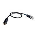Headset Adapter Converter 3.5mm Plug to Female RJ9 Handset/Headset Plug for Ciscoo Telephone 9961 9941 7940 7941 7942 7970 7971Earsinger 8841 8845 M22