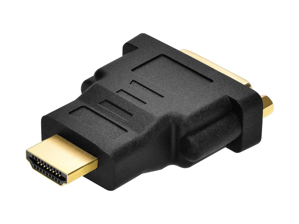 Monoprice HDMI Male to DVI-D Single Link Female Adapter - for Use with Computer's Video Card, DVD Player, Blu-ray Disc Player, Gold Plated Connectors