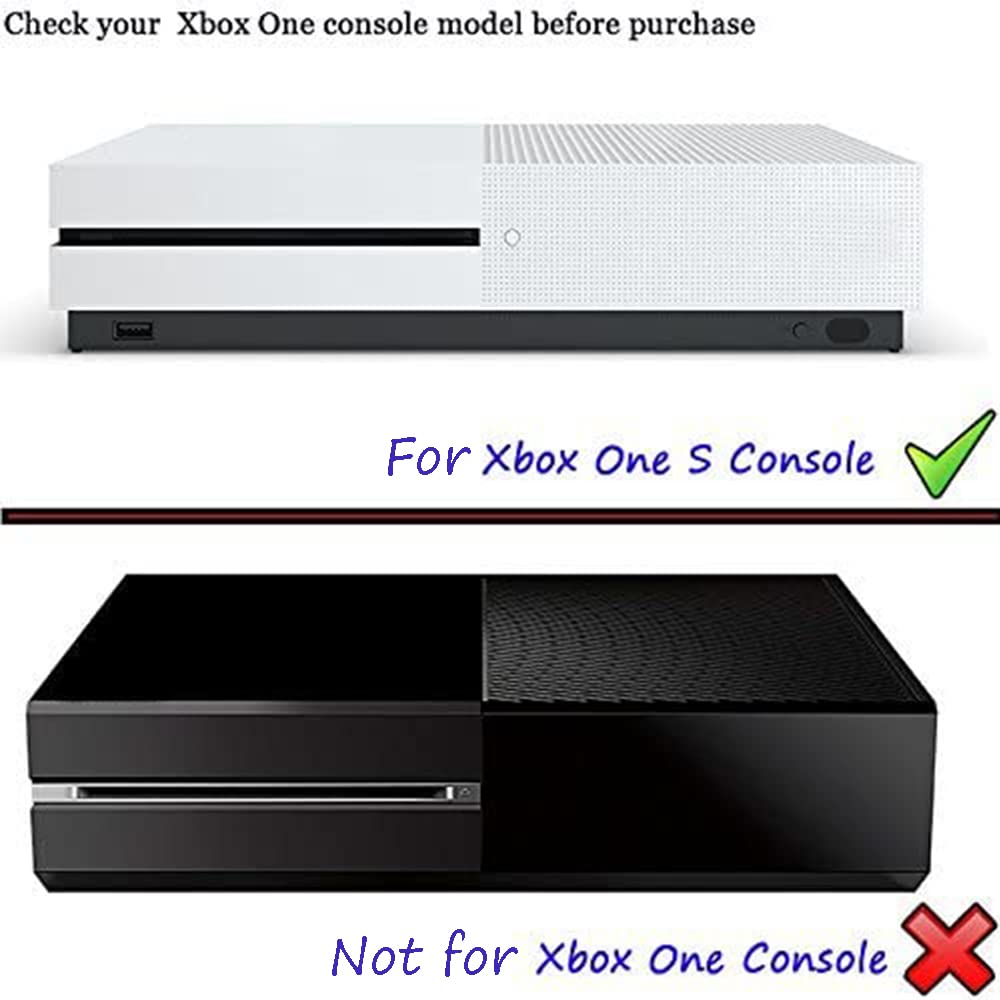 Chenkxin Vertical Stand for Xbox One S Console White, Simplicity Cooling Anti-Slip Xbox One S Stand