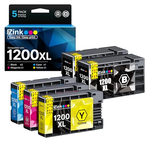 E-Z Ink Compatible Ink Cartridge Replacement for Canon PGI-1200 XL PGI-1200XL PGI1200XL to use with MAXIFY MB2020 MB2320 MB2120 MB2720 MB2350 MB2050