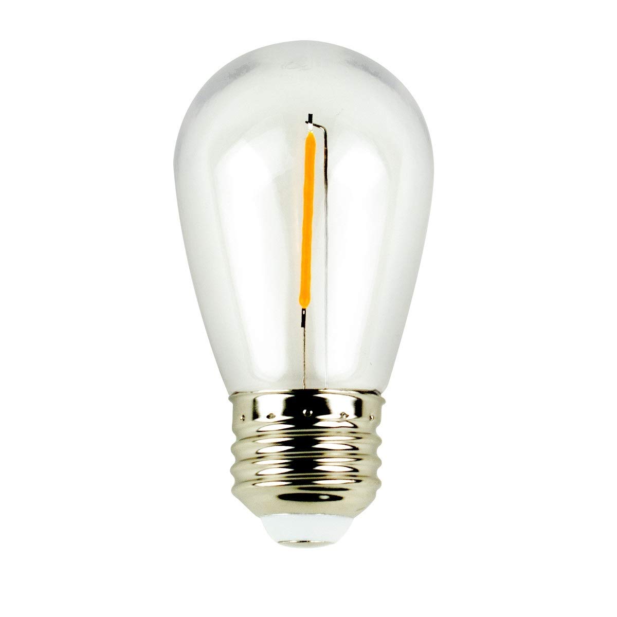 Newhouse Lighting Outdoor Weatherproof 1W S14 LED Replacement String Light Bulbs, Standard Base, 30-Pack