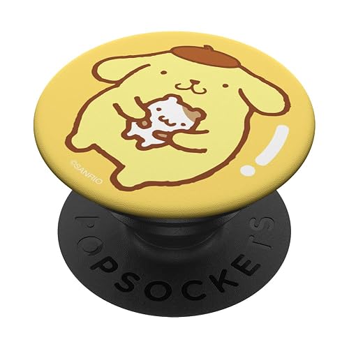 Pompompurin Hugs PopSockets Stand for Smartphones and Tablets PopSockets Adhesive PopGrip