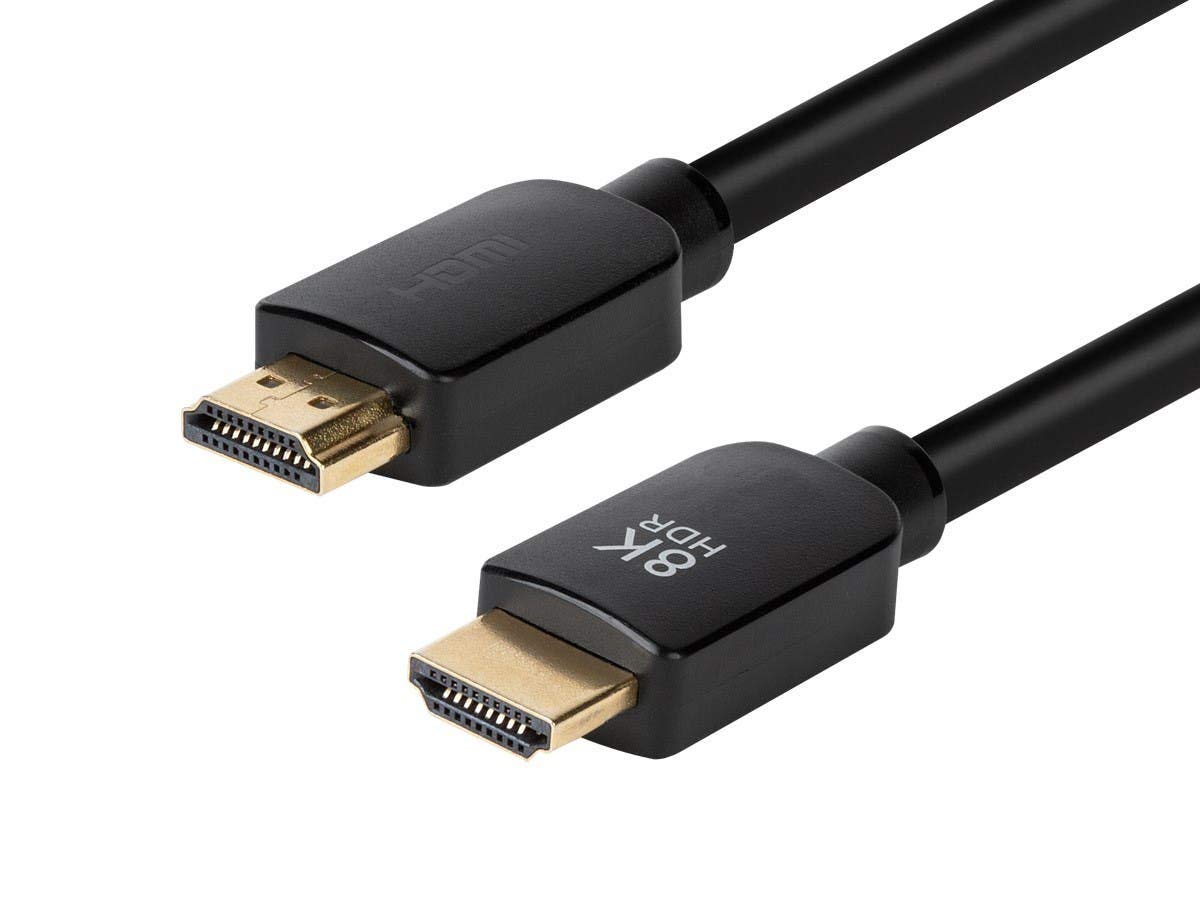 Monoprice Ultra 8K HDMI Cable - High Speed, 8K@60Hz, 48Gbps, Dynamic HDR, eARC, Compatible with PS5, Xbox Series X, Series S and More, 6 Feet, Black