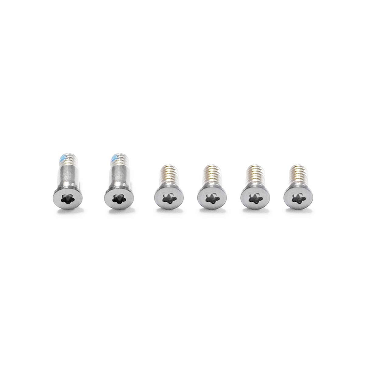 ICTION New Bottom Case Screw Set Replacement for MacBook Pro 15" A1707 A1990 (2016-2019) (Silver)