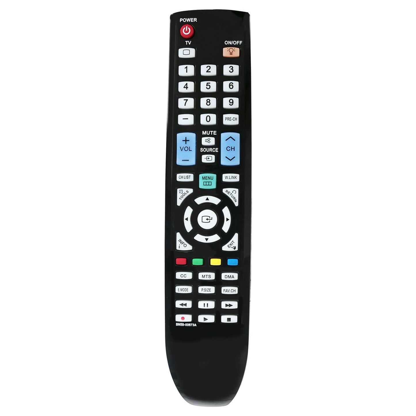 New BN59-00673A Replaced Remote fit for Samsung TV HL50A650 HL50A650C1 HL50A650C1F HL50A650C1FXZA HL50A650C1FXZC HL56A650 HL56A650C1F HL56A650C1FXZA