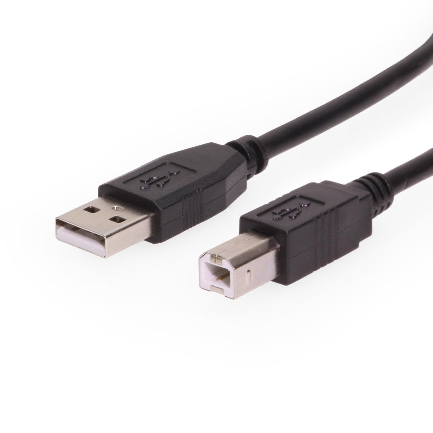 USBGear 2ft. Black USB 2.0 A to B Device Cable