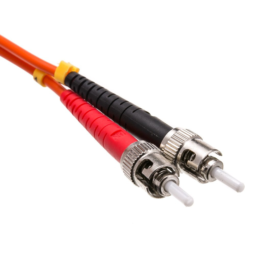 CableWholesale SC to ST OM2 Multimode Duplex Fiber Patch Cord, 3m/10ft