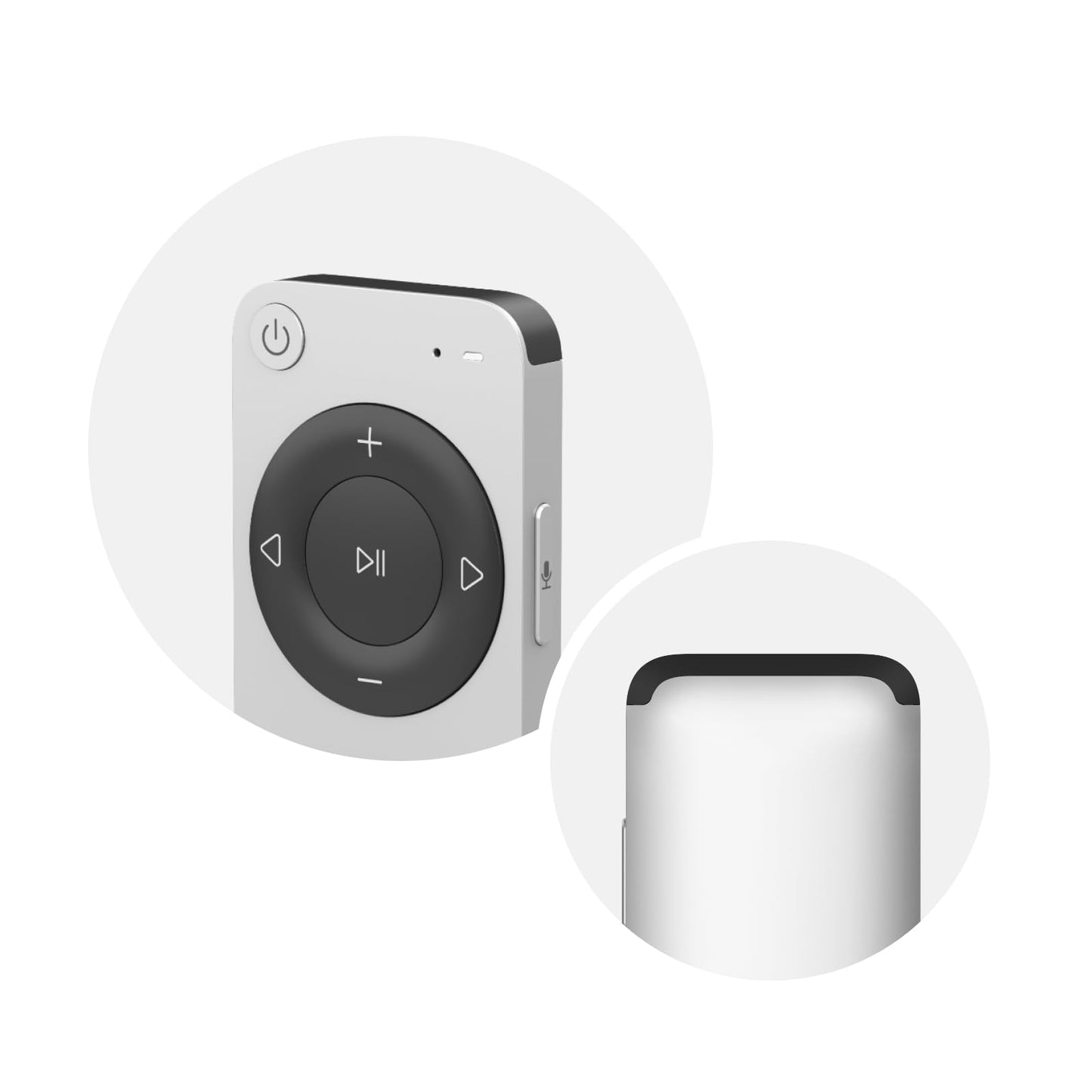 WiiM Voice Remote 2 for WiiM Music Streamers and Amplifiers | Push-to-Talk, 4 Smart Preset Buttons | Rechargeable Battery | Sleek Aluminum Design |