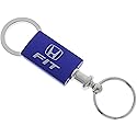 AU-TOMOTIVE GOLD, INC. Officially Licensed Navy Anodized Aluminum Valet Key Fob for Honda Fit