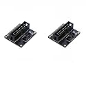 Treedix 2pcs JTAG (2x10 2.54mm) to SWD (2x5 1.27mm) Cable Adapter Board Breakout Board Jtag Debug Board