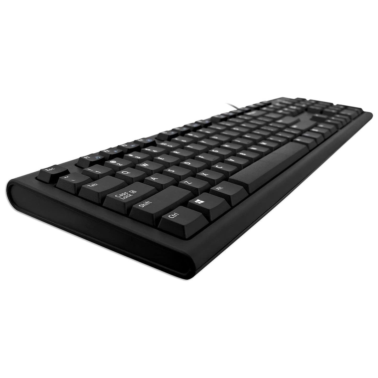 V7 CKU200US Wired Keyboard & Mouse Set PS/2, USB, Black