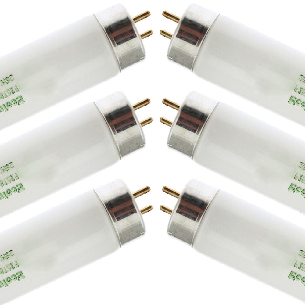 Replacement for GE 45756, F25T8/SP41/ECO, T8 Fluorescent Tube Light Bulb (6 Pack)