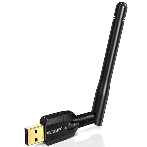 EDUP Long Range USB Bluetooth 5.1 Adapter for PC USB Bluetooth Adapter Wireless Audio Dongle 328FT / 100M 5.1 Blue Tooth Transmitter Receiver