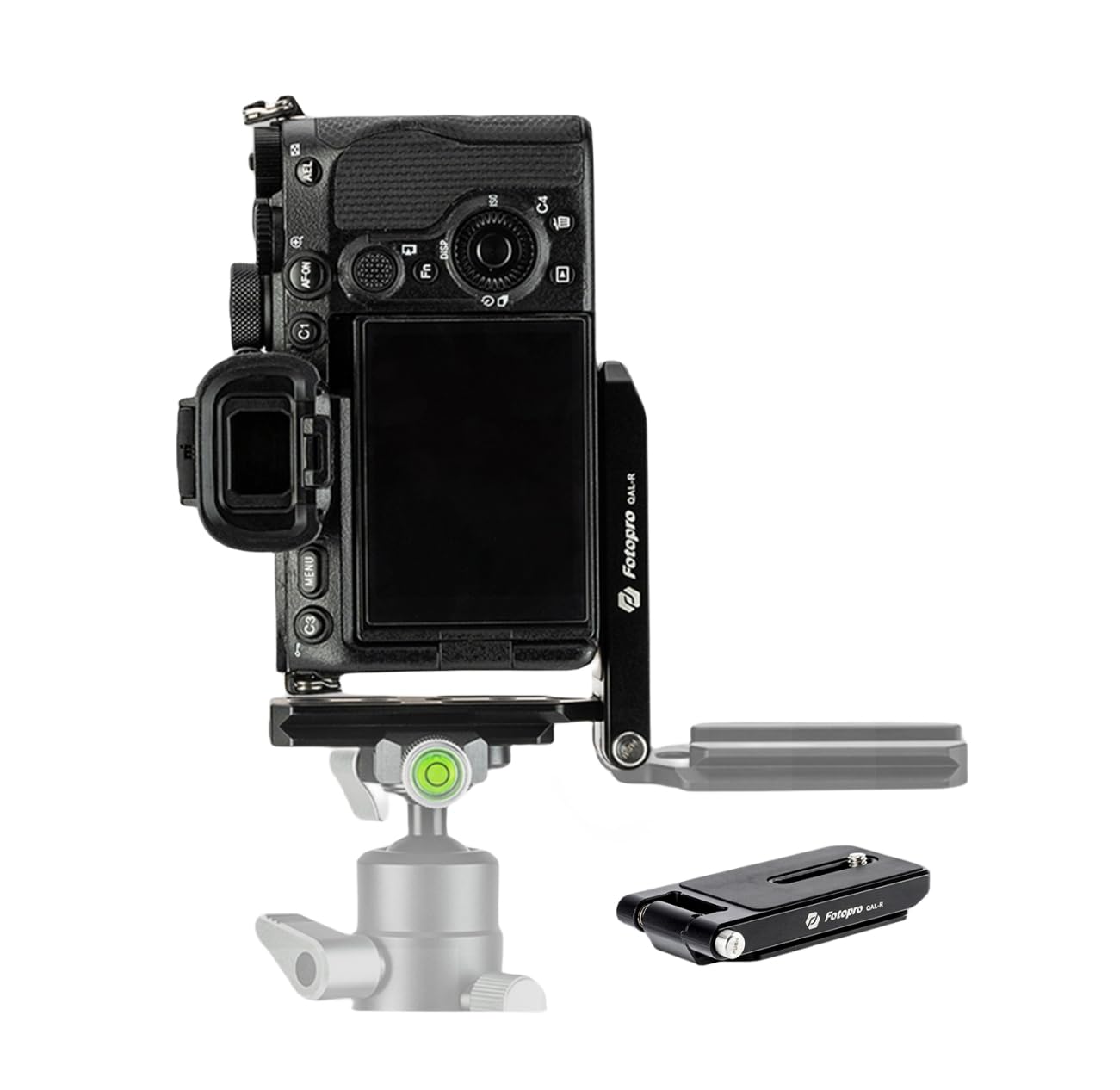 Fotopro DSLR Camera L Bracket Vertical Horizontal Switching Foldable Tripod Quick Release Plate for DSLR Camera Fluid Heads Stabilizer Tripod Monopod