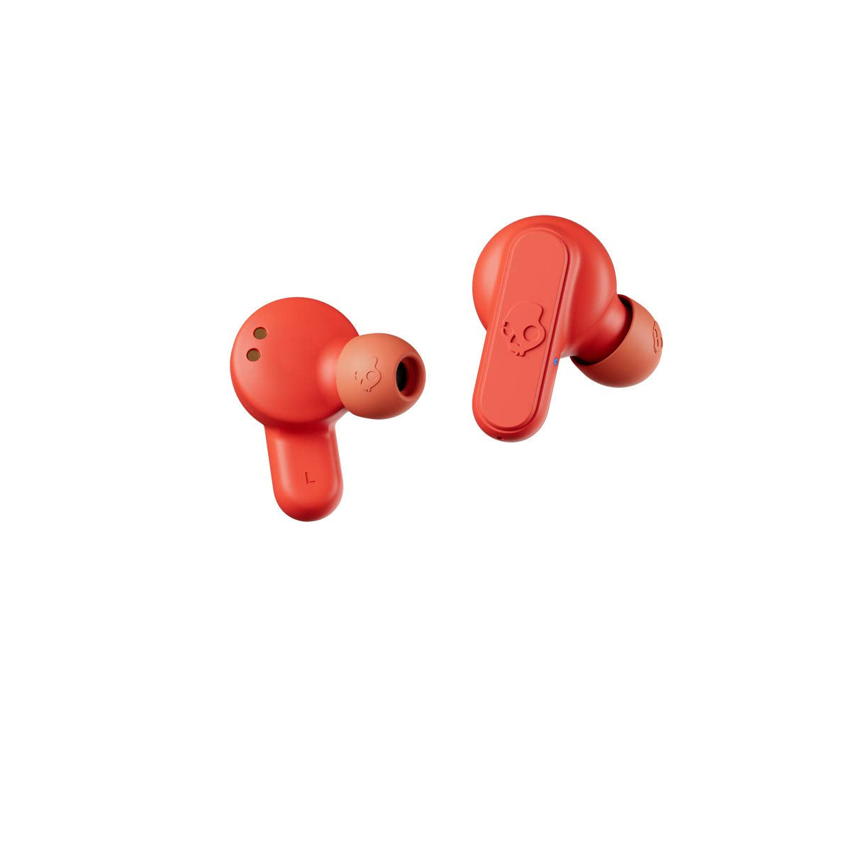 Skullcandy Dime in-Ear Wireless Earbuds, 12 Hr Battery, Microphone, Works with iPhone Android and Bluetooth Devices - Red