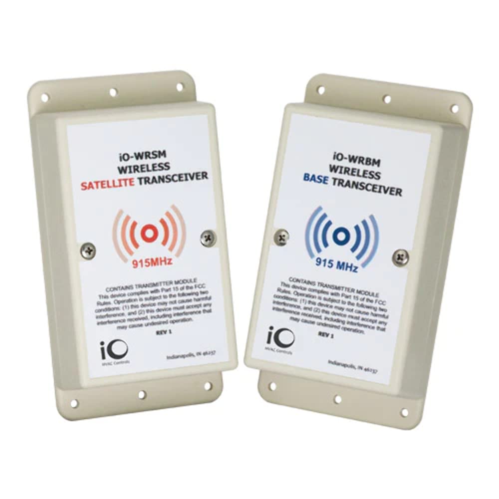 Generic | iO HVAC Controls | Wireless Relay | 3-Terminal | 1Amp | 24V | Automatic | DIN Rail Mount