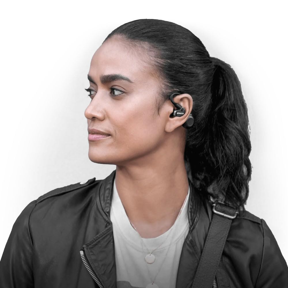 Shure True Wireless Adapter Gen 2 for Sound Isolating Earphones, Secure Over-Ear Fit, Bluetooth 5, 32-Hour Battery with Charging Case (RMCE-TW2)