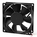 axGear 80mm 8cm 12V Sleeve Bearing Quite Cooling Fan for Computer Case ATX Chassis
