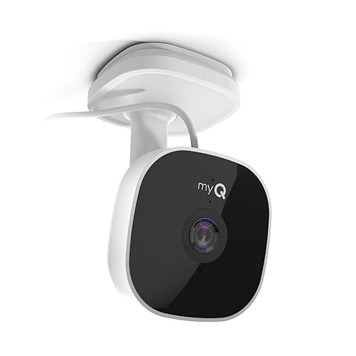 myQ Smart Garage Security Camera - 1080p HD Video, Night Vision, Motion Detection, Magnetic, Wi-Fi, Two-Way Audio, Smartphone Control