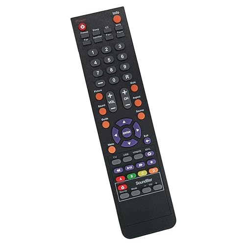 Remote for Sceptre TV E205BV-SMQC E205BV-SMQCC E205BD-SMQC E325UD-MQR X322BV-MQR