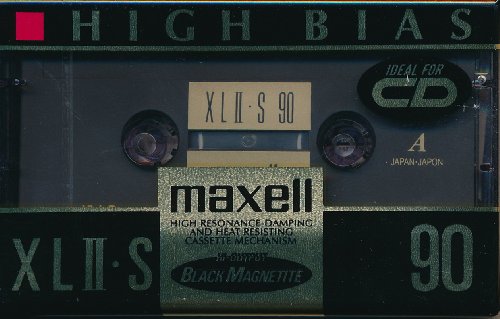 Maxell Black 90 Minute Cassette Tape