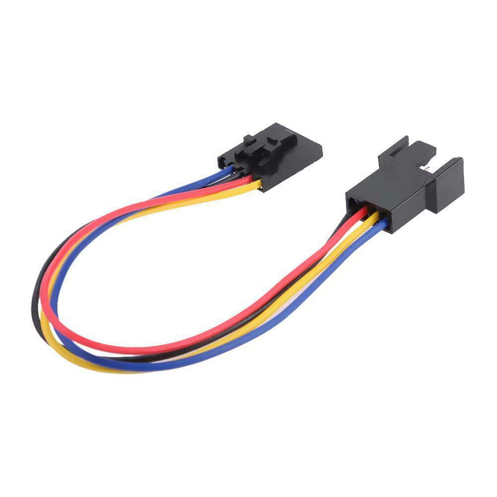 Wixine 5Pcs 5Pin to 4Pin Fan Connector Adapter Converter Extension Cable Wire
