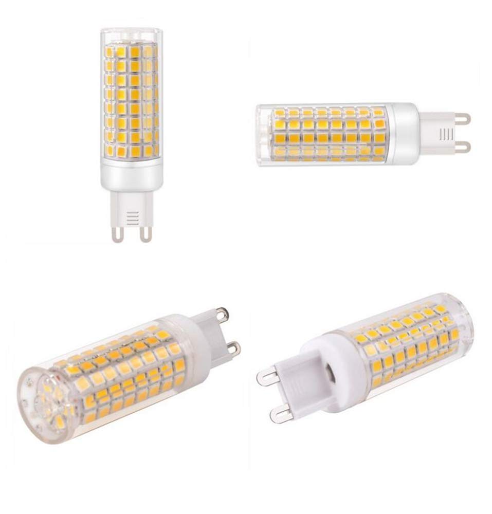 G9 LED Light Bulbs G9 Bi-Pin Base 9W (Equivalent to 100W Halogen Replacement) Warm White 3000K LED Corn Light for Home Living Room Bedroom