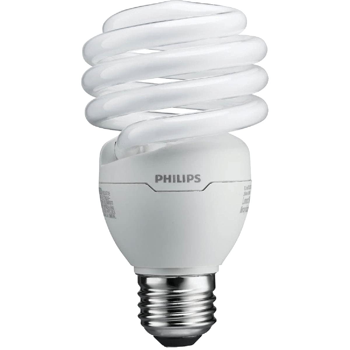 Philips LED 433557 Energy Saver Compact Fluorescent T2 Twister (A21 Replacement) Household Light Bulb: 6500-Kelvin, 23-Watt (100-Watt Equivalent), E26