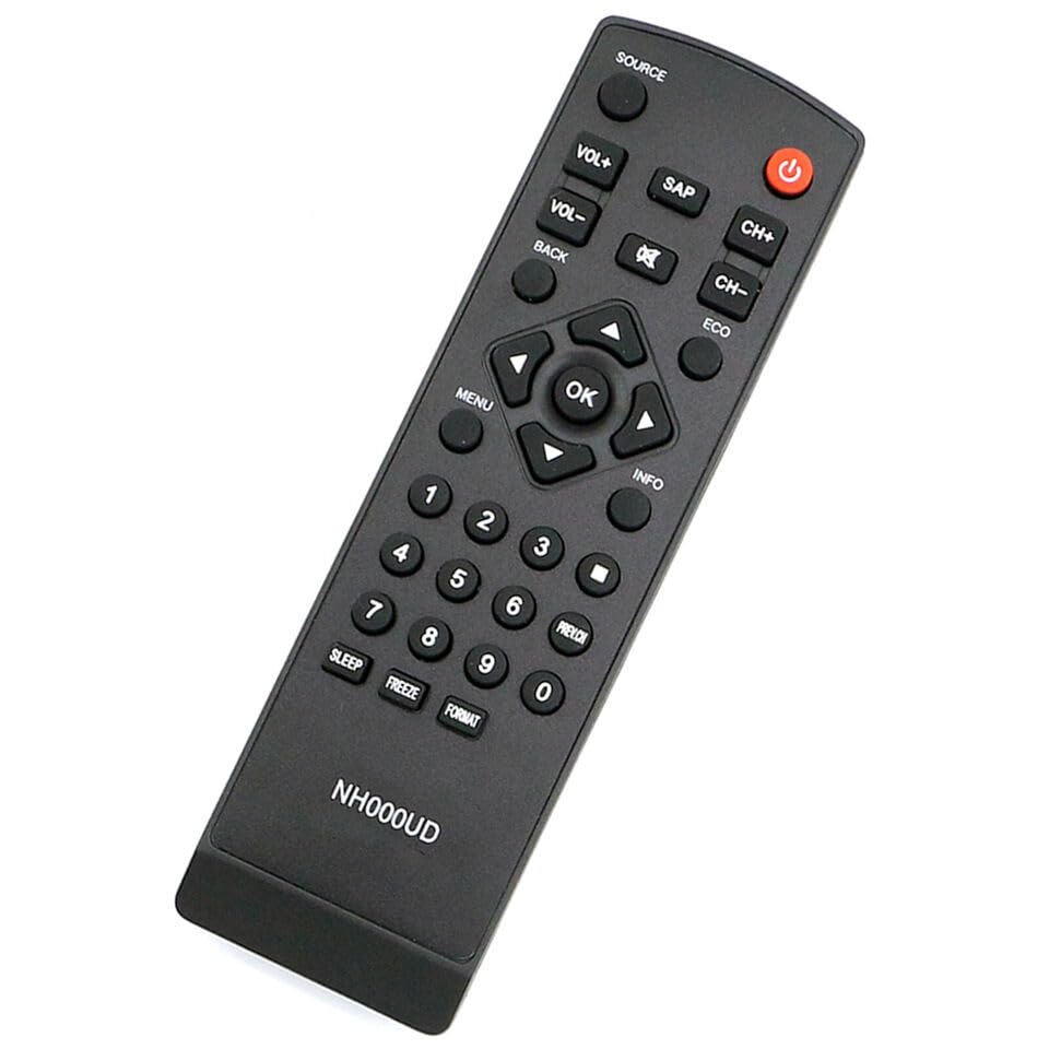 New NH000UD Replaced Remote Control Compatible with Emerson Sylvania TV LC320SL1 LC370EM2 LC401EM2