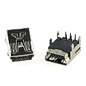 5pcs Replacement USB Charging Port Socket Power Charger Jack for Playstation3 PS3 Controller Repair Parts (B)