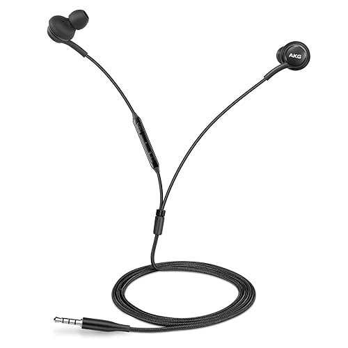 Wired 3.5MM Jack Durable Earphones Earbuds w Microphone and Volume Control, Deep Bass Clear Sound Noise Isolating in Ear Headphones, Compatible…