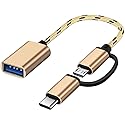 Seminer 2-in-1 USB C/Micro to USB Adapter, USB C to USB, Micro to USB 3.0 OTG Adapter Cable Compatible with iMac Android Google Samsung Galaxy…