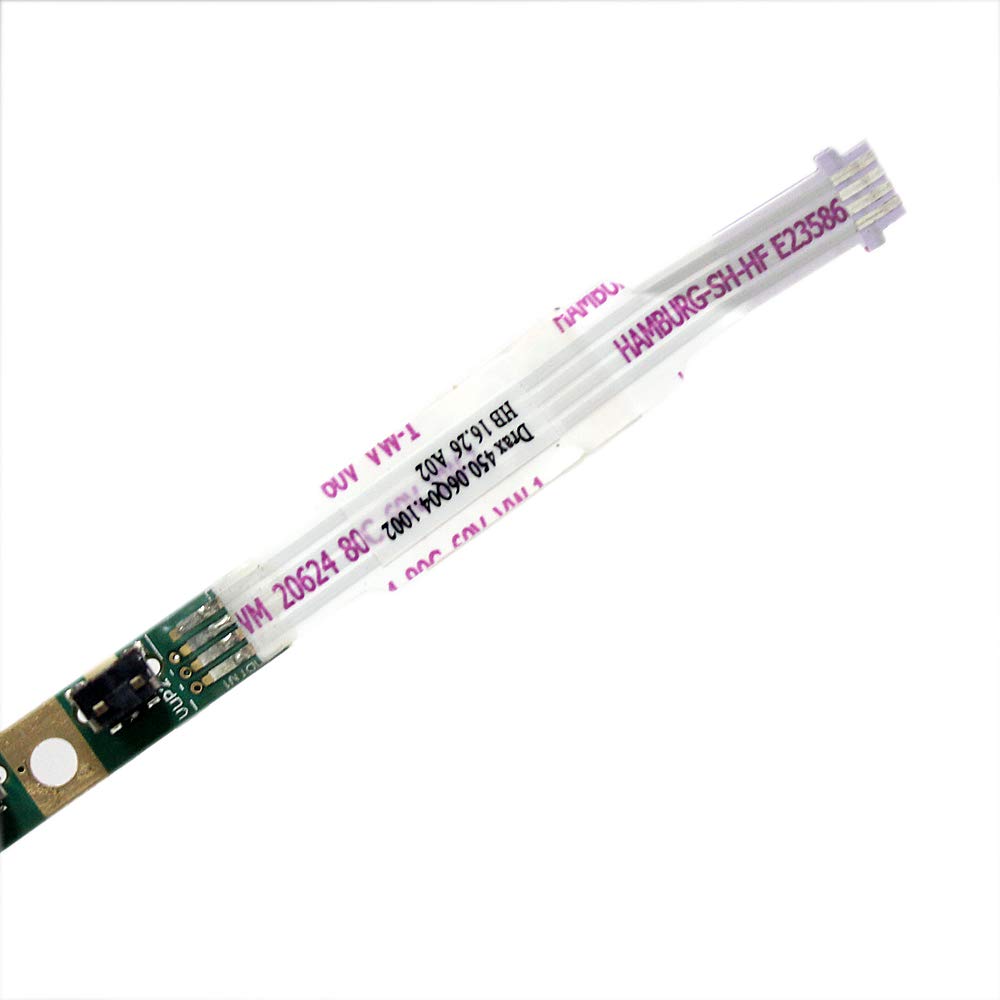 GinTai Power Button Board Cable Replacement for Dell Ins-piron 11 3168 3169 3179 P25T 450.06Q04.1002