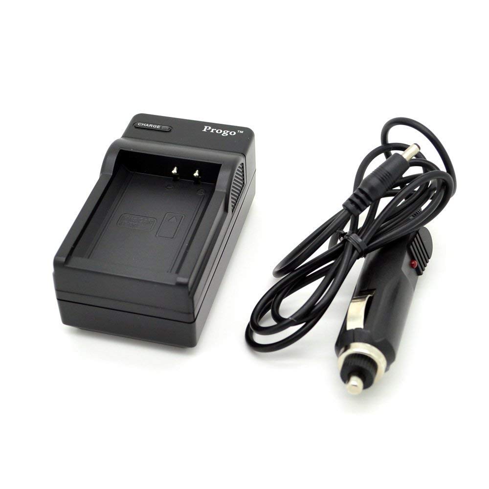 Progo Pocket Battery Charger with Car Adapter Compatible for Canon LP-E10 LPE10, Canon EOS Rebel T3, T5, T6, T7, EOS