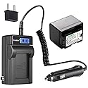 Kastar 1-Pack BP-727 Battery and LCD AC Charger Compatible with Canon VIXIA HF R80 HFR80, LEGRIA HF M66 HFM66, LEGRIA HF M68 HFM68, LEGRIA HF M76